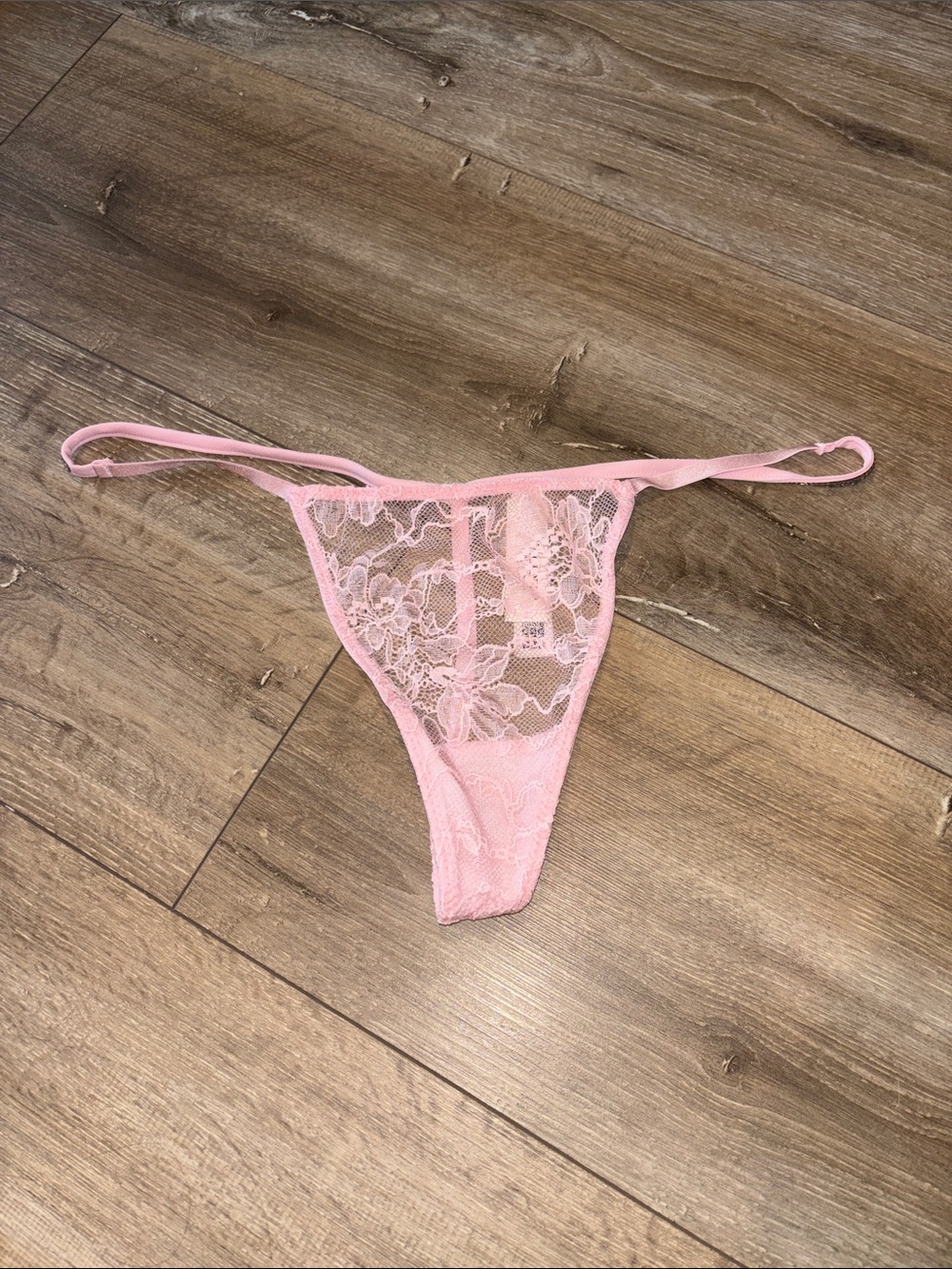Victoria’s Secret Lace Shine Strap Thong Panty